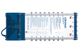 SMS 51603 NF  Premium Class  Compact multiswitch for 4 SAT IF signals and terrestrial 5 in 16 out  passive return path and active forward path  Synchronous level adjuster for Low - and High - Band 0  -12dB  SPAUN  www.sbtech.kr
